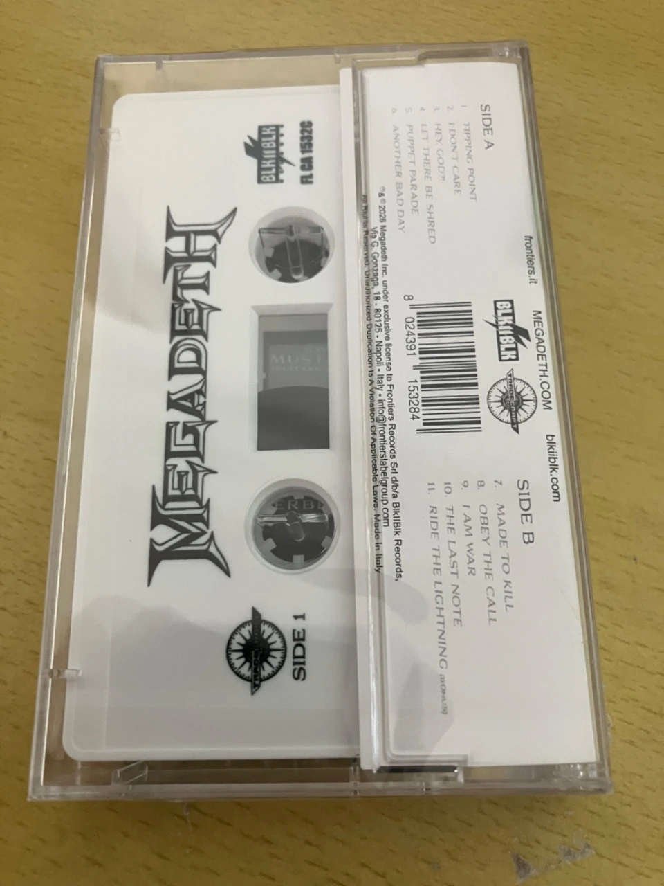 Megadeth - Megadeth Cassette k7 – photo 2